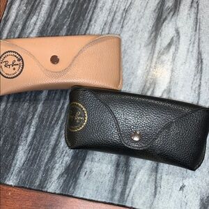 Ray-Ban Sunglasses Cases - Black and Beige